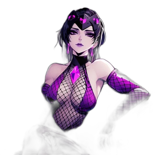 mask, dress, cyberpunk, fantasy art transparent PNG cut-out