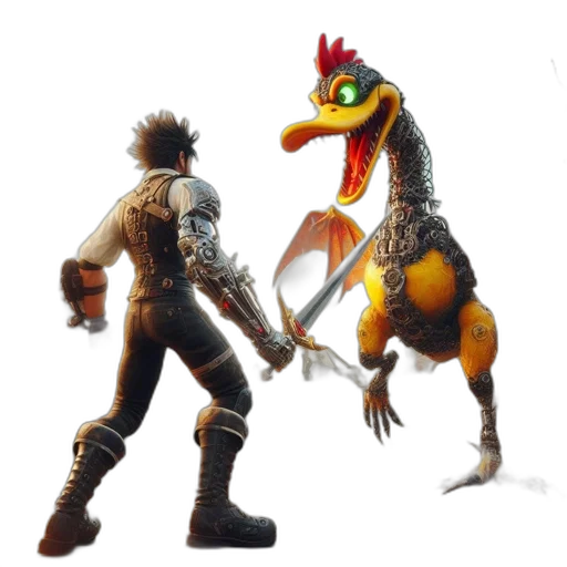 weapon, animal, dragon, creature transparent PNG cut-out