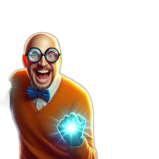 staff, robot, creature, face transparent PNG cut-out