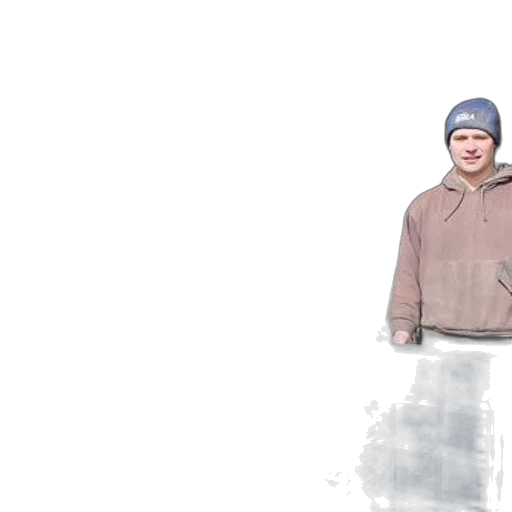 jacket, face, staff, hat transparent PNG cut-out