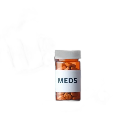 3d render, doctor, holds, meds transparent PNG cut-out
