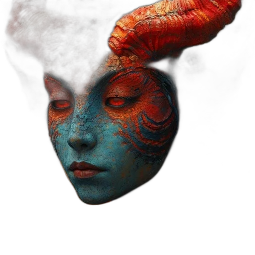mask, face, hat, dragon transparent PNG cut-out