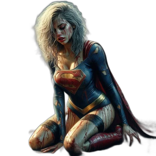 comic book art, concept art, fantasy art, watercolor transparent PNG cut-out