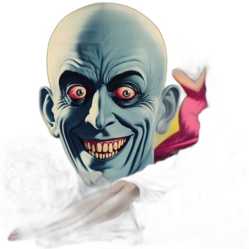 mask, face, creature, staff transparent PNG cut-out