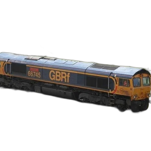 3d render, yellow, blue, train transparent PNG cut-out