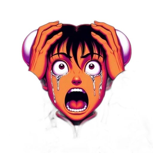 face, mask, creature, anime transparent PNG cut-out