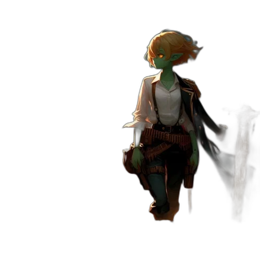 staff, mask, creature, weapon transparent PNG cut-out