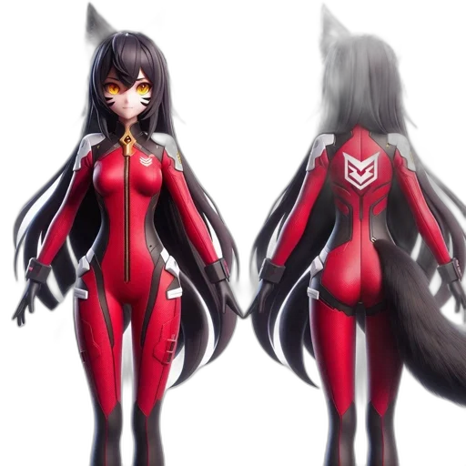concept art, 3d render, anime, fantasy art transparent PNG cut-out