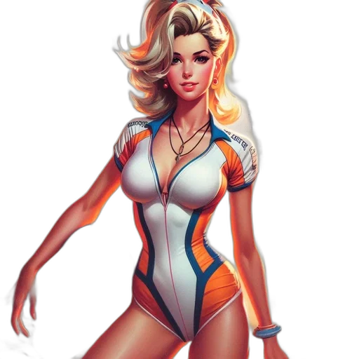 dress, comic book art, concept art, fantasy art transparent PNG cut-out