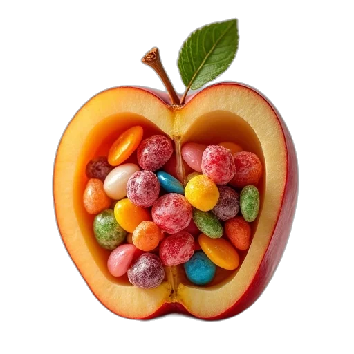 food, jewelry, photorealistic, 3d render transparent PNG cut-out