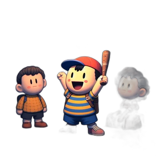 staff, hat, 3d render, concept art transparent PNG cut-out