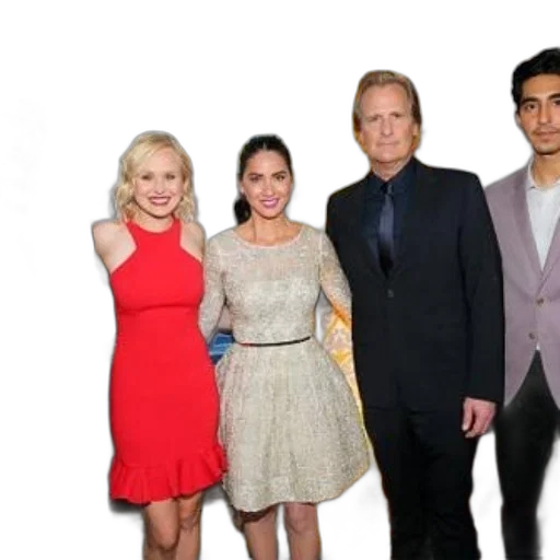 staff, five, individuals, pose transparent PNG cut-out
