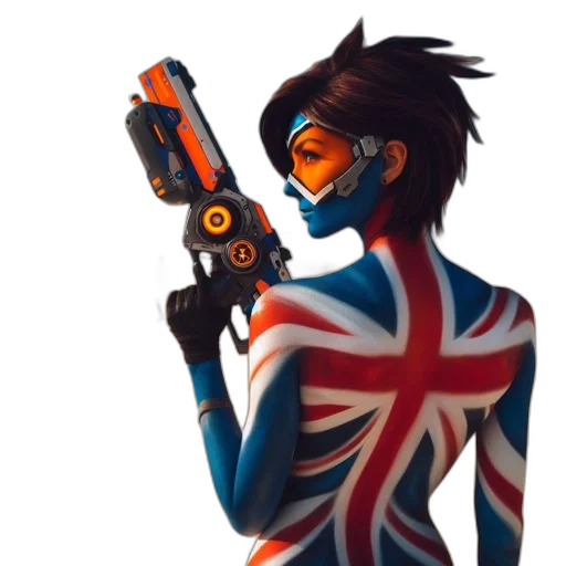 weapon, staff, concept art, cyberpunk transparent PNG cut-out