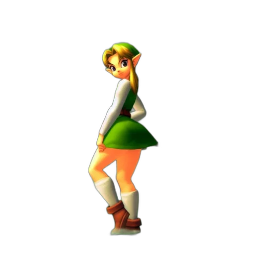dress, staff, weapon, hat transparent PNG cut-out