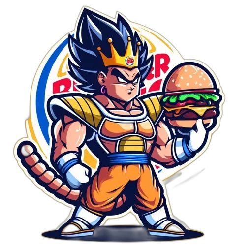 food, pixel art, concept art, comic book art transparent PNG cut-out