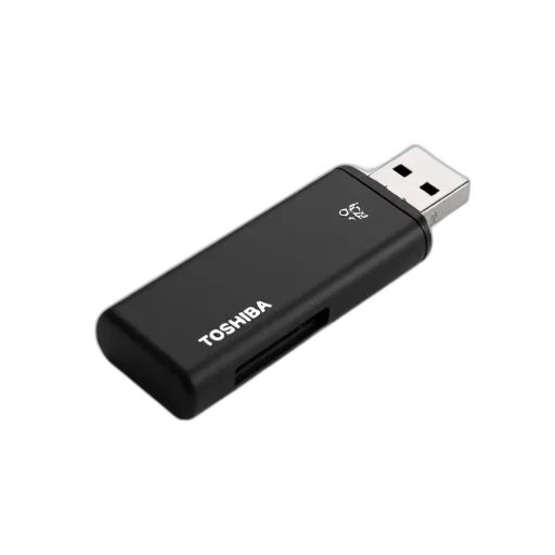 black, toshiba, usb, flash transparent PNG cut-out