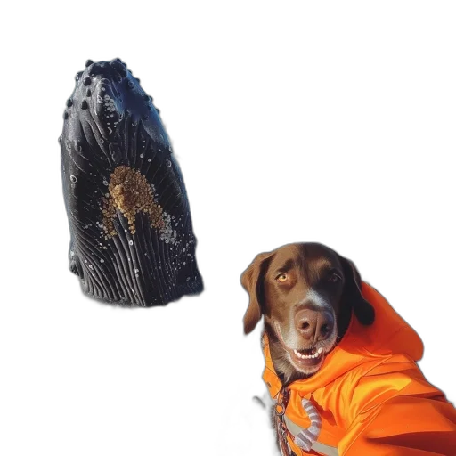 jacket, animal, hat, shoes transparent PNG cut-out