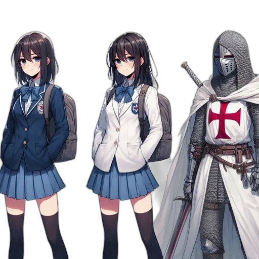 sword, weapon, staff, anime transparent PNG cut-out