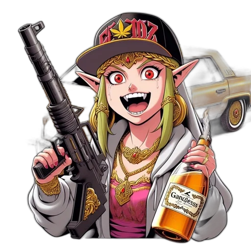 weapon, hat, animal, jacket transparent PNG cut-out