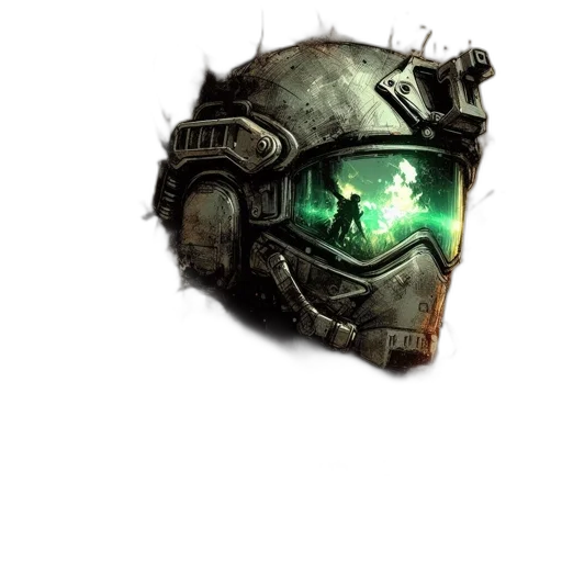 robot, mask, face, weapon transparent PNG cut-out