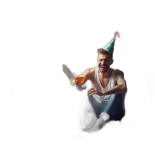 hat, crown, bottle, umbrella transparent PNG cut-out