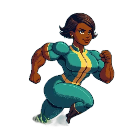 concept art, pixel art, comic book art, cartoon transparent PNG cut-out