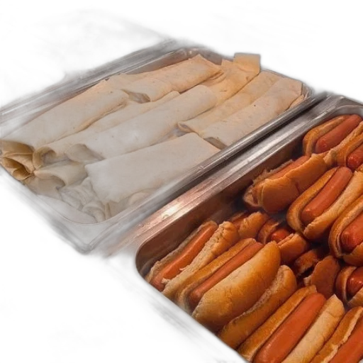 food, 3d render, buffet, hot transparent PNG cut-out