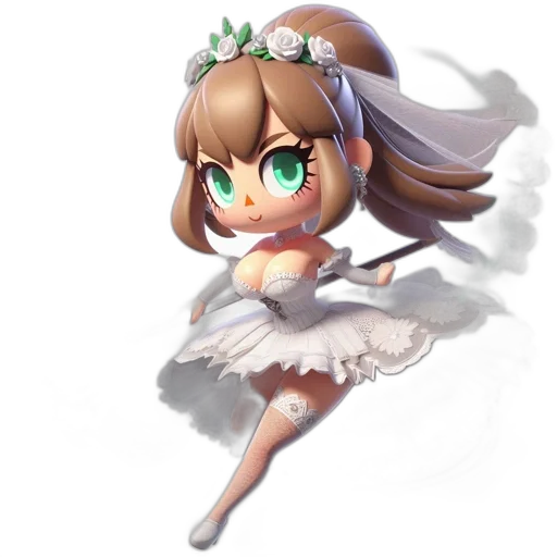 staff, dress, weapon, crown transparent PNG cut-out