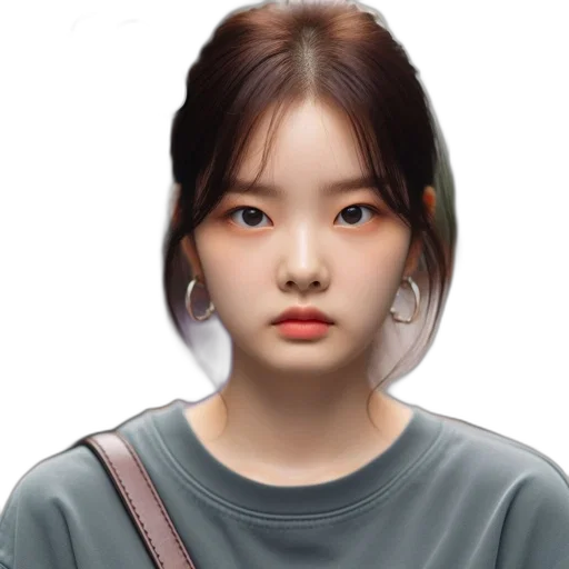 face, hair, mask, staff transparent PNG cut-out