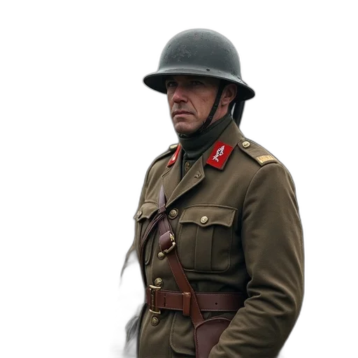 hat, jacket, staff, face transparent PNG cut-out
