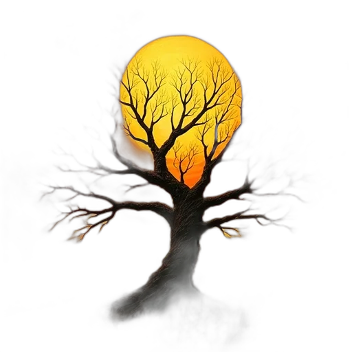 tree, staff, crown, mask transparent PNG cut-out