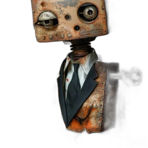 robot, mask, face, staff transparent PNG cut-out