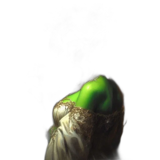 creature, hair, crown, face transparent PNG cut-out