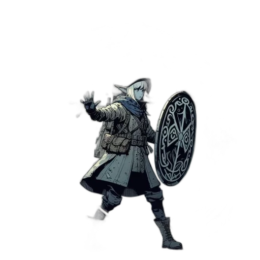 sword, weapon, staff, jacket transparent PNG cut-out