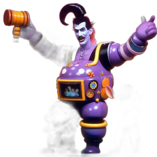 robot, staff, weapon, mask transparent PNG cut-out
