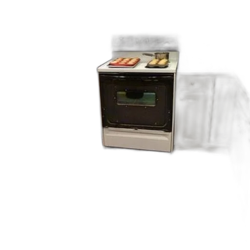 food, furniture, robot, 3d render transparent PNG cut-out