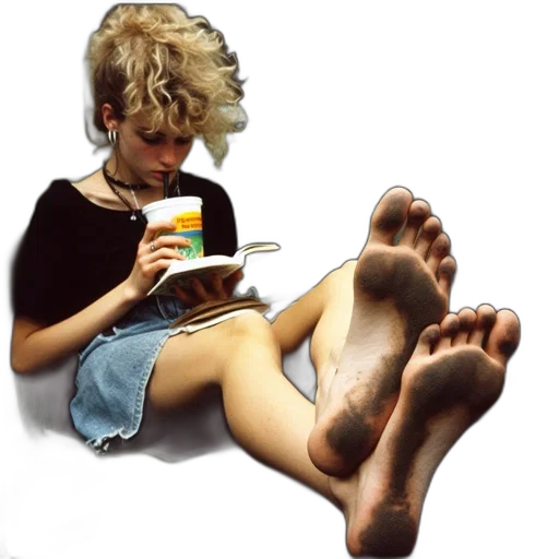 shoes, food, photorealistic, oil painting transparent PNG cut-out