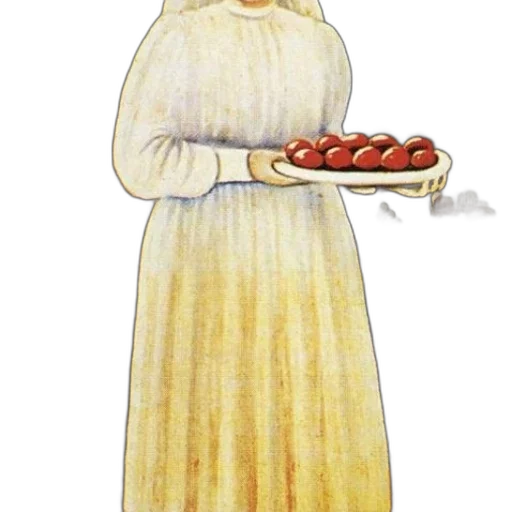 dress, food, staff, face transparent PNG cut-out