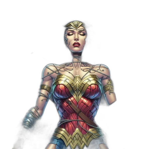 dress, comic book art, concept art, fantasy art transparent PNG cut-out