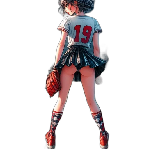 dress, weapon, robot, staff transparent PNG cut-out