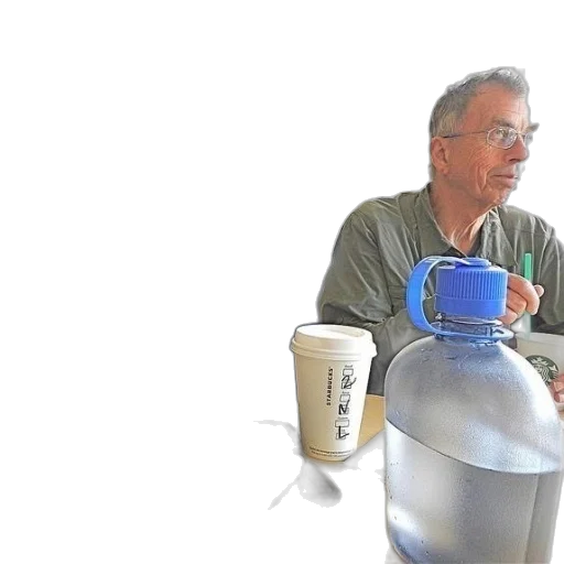 robot, bottle, 3d render, photorealistic transparent PNG cut-out