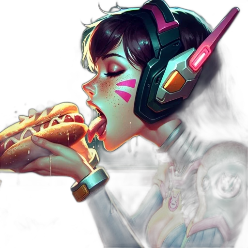 food, weapon, robot, cyberpunk transparent PNG cut-out