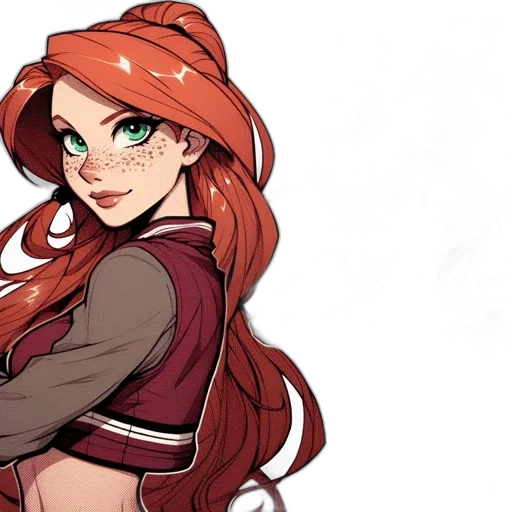 jacket, anime, concept art, comic book art transparent PNG cut-out