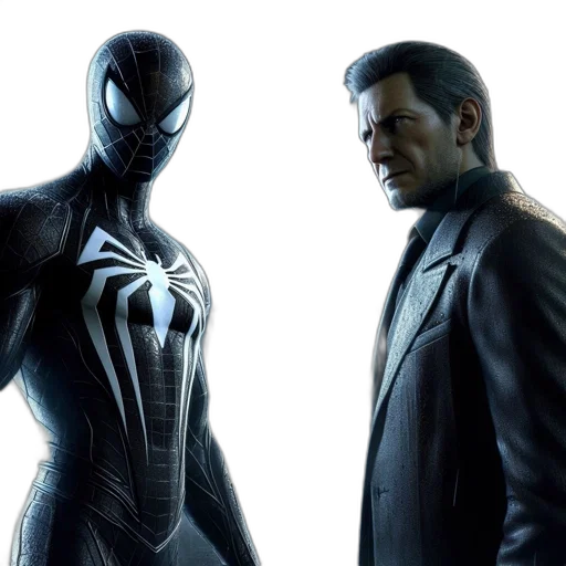 jacket, comic book art, concept art, 3d render transparent PNG cut-out