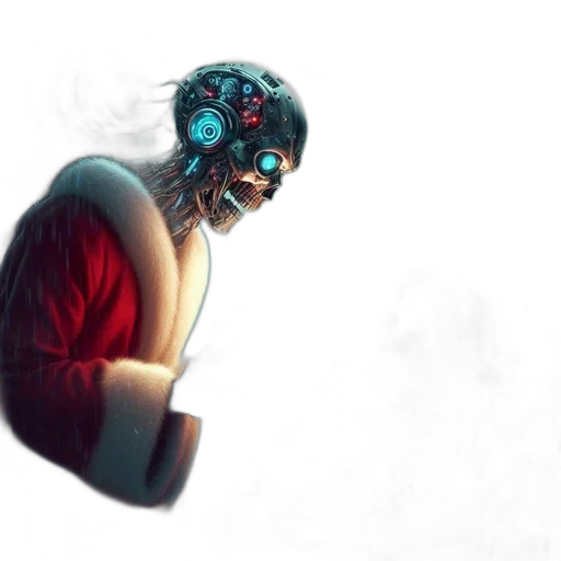 robot, mask, face, creature transparent PNG cut-out
