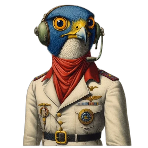 staff, mask, robot, jacket transparent PNG cut-out