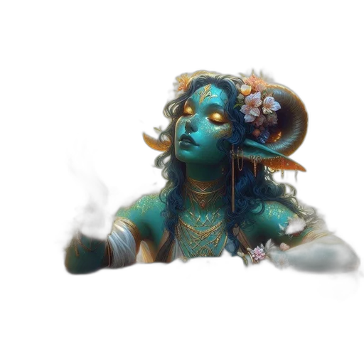 mask, staff, jewelry, concept art transparent PNG cut-out