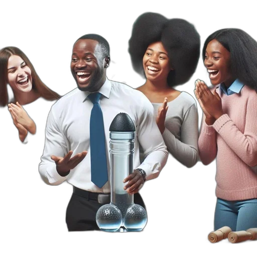 concept art, four, people, including transparent PNG cut-out