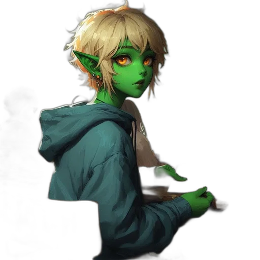 mask, staff, face, creature transparent PNG cut-out