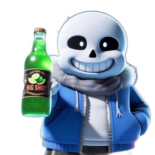 jacket, bottle, robot, creature transparent PNG cut-out